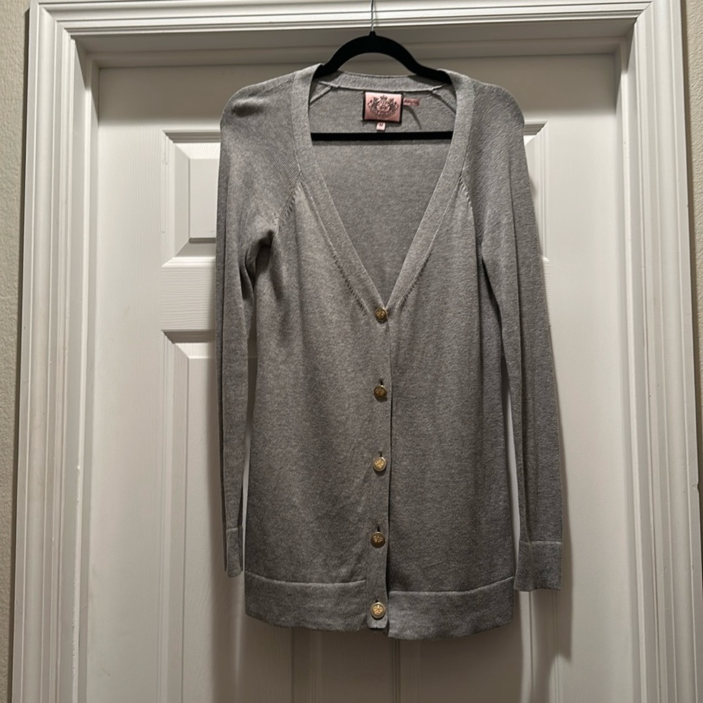 NWOT Gray Juicy Couture sweater size M
